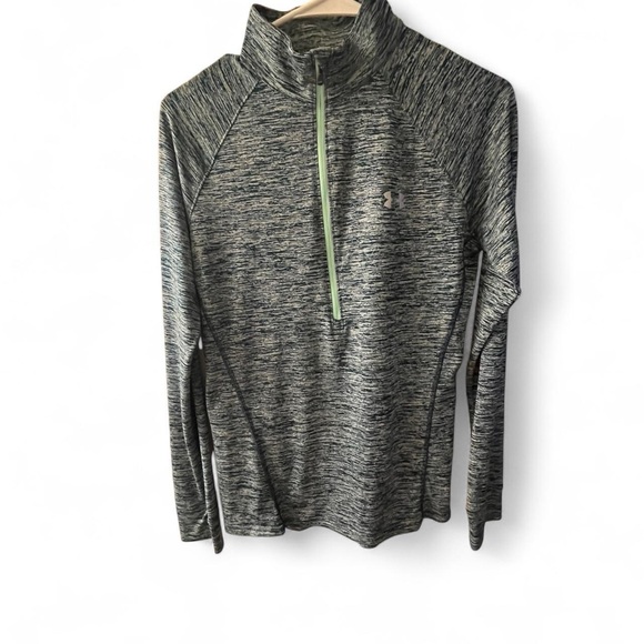 Under Armour Blue and White HeatGear Pullover - Picture 1 of 4